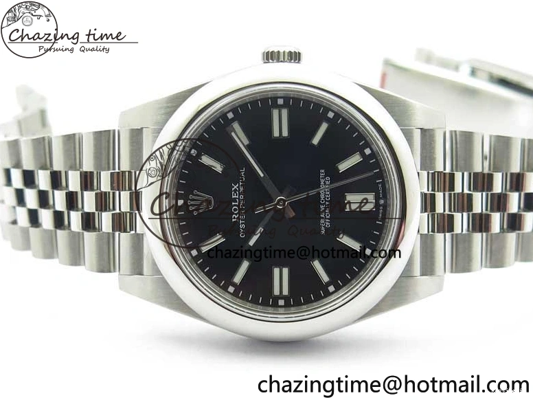 1228 Oyster Perpetual 41mm 124300 BP Maker Best Edition Black Dial on SS Jubilee Bracelet A Reliable 2644